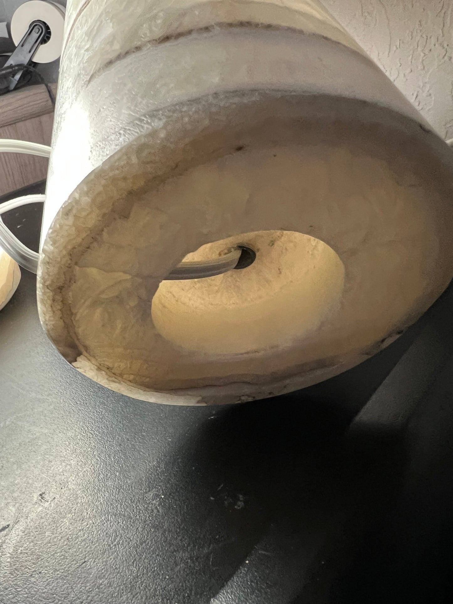 Crystal Cylinder Lamps /Onyx Lamp/Hand Carved Lamp/Desk Lamp/Night Lamp/ 12""5" Beautiful Cylinder Lamp