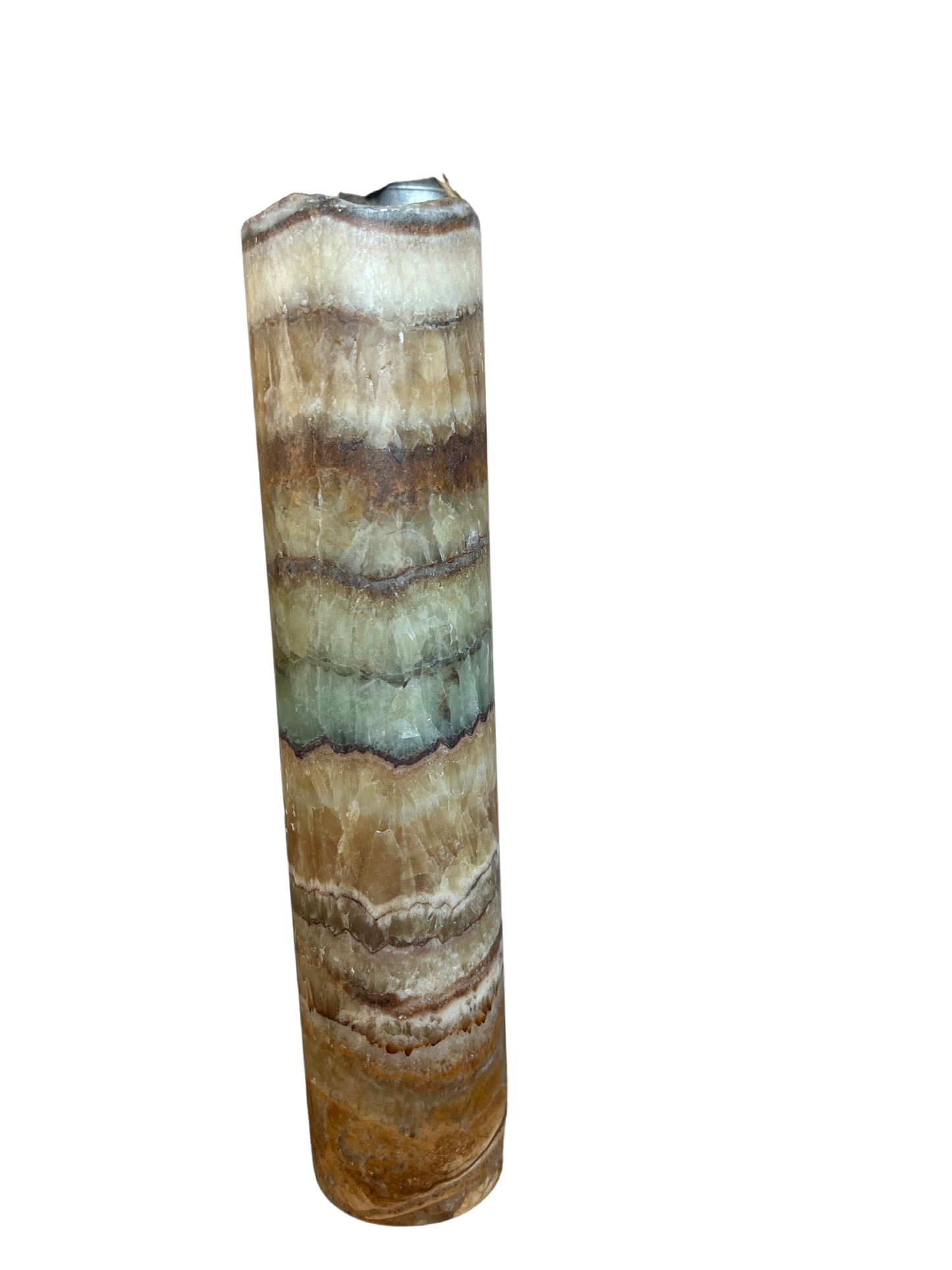 Cylinder Desk Lamp/Onyx Lamp/ Onyx Crystal Lamp 13"X3"/Onyx Tower Lamp /Stone Lamp/Decoration Lamps